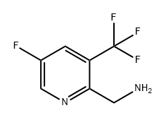 2-Pyridinemethanamine, 5-fluoro-3-(trifluoromethyl)- Structure