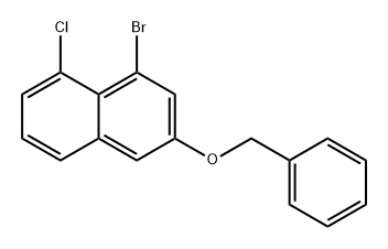 3-(苄氧基)-1-溴-8-氯萘, 2770350-54-2, 结构式