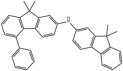 9H-Fluoren-2-amine, N-(9,9-dimethyl-9H-fluoren-2-yl)-9,9-dimethyl-5-phenyl- Structure