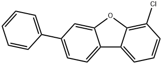 6-Chloro-3-phenyl-dibenzofuran Struktur