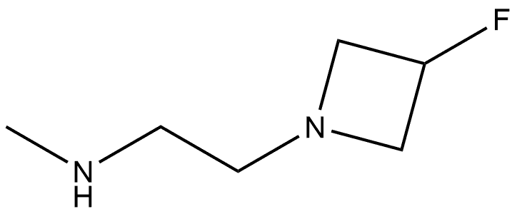 3-Fluoro-N-methyl-1-azetidineethanamine,2770855-91-7,结构式