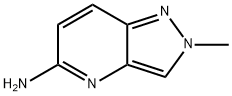 2-甲基-2H-吡唑并[4,3-B]吡啶-5-胺, 2771023-24-4, 结构式