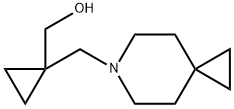 Cyclopropanemethanol, 1-(6-azaspiro[2.5]oct-6-ylmethyl)- Struktur