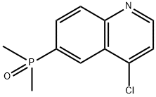 Quinoline, 4-chloro-6-(dimethylphosphinyl)- Structure