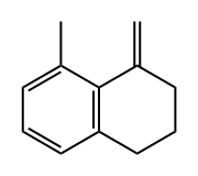 Naphthalene, 1,2,3,4-tetrahydro-8-methyl-1-methylene- Struktur