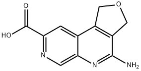 4-Amino-1,3-dihydrofuro[3,4-c][1,7]naphthyridine-8-carboxylic acid Structure