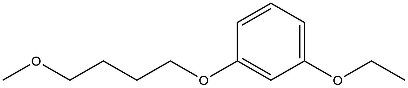 1-Ethoxy-3-(4-methoxybutoxy)benzene Structure