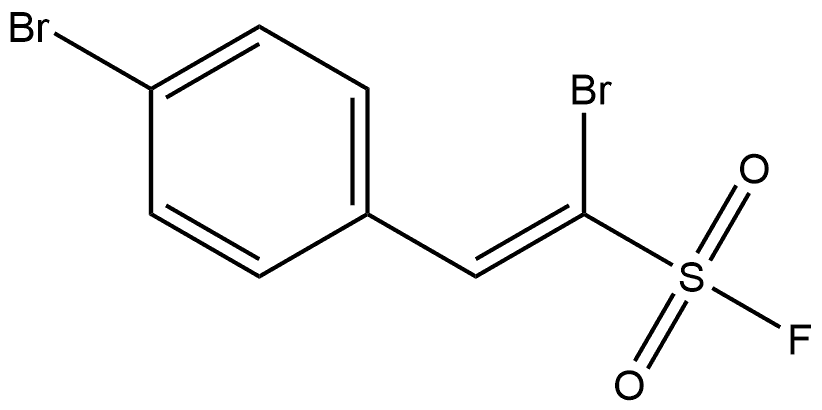 Ethenesulfonyl fluoride, 1-bromo-2-(4- Structure