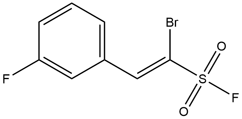 Ethenesulfonyl fluoride, 1-bromo-2-(3- 结构式