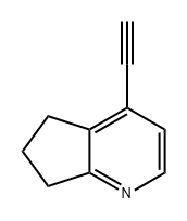 5H-Cyclopenta[b]pyridine, 4-ethynyl-6,7-dihydro- Structure