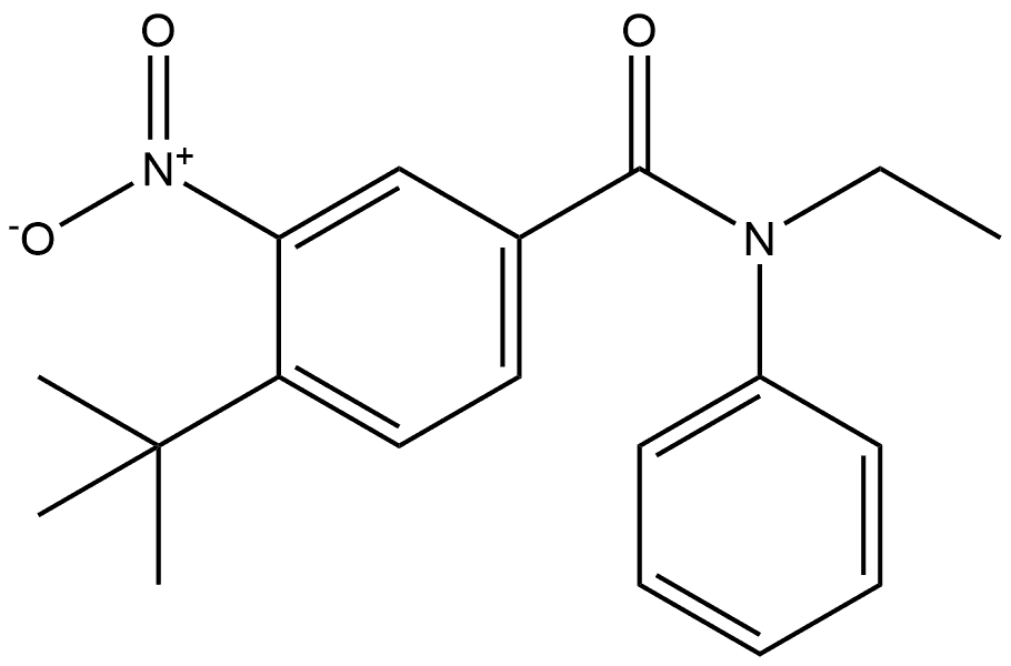 4-(tert-butyl)-N-ethyl-3-nitro-N-phenylbenzamide Structure