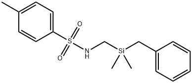 Benzenesulfonamide, N-[[dimethyl(phenylmethyl)silyl]methyl]-4-methyl-|N-((苄基二甲基甲硅烷基)甲基)-4-甲基苯磺酰胺