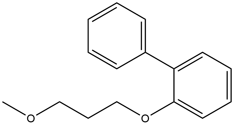 2-(3-Methoxypropoxy)-1,1'-biphenyl 化学構造式