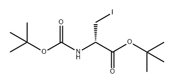 (S)-2-((叔丁氧羰基)氨基)-3-碘代丙酸叔丁酯, 2782028-57-1, 结构式