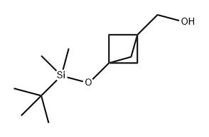 Bicyclo[1.1.1]pentane-1-methanol, 3-[[(1,1-dimethylethyl)dimethylsilyl]oxy]- Structure