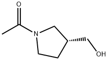 1-[(3R)-3-(羟甲基)吡咯烷-1-基]乙酮, 2784591-20-2, 结构式