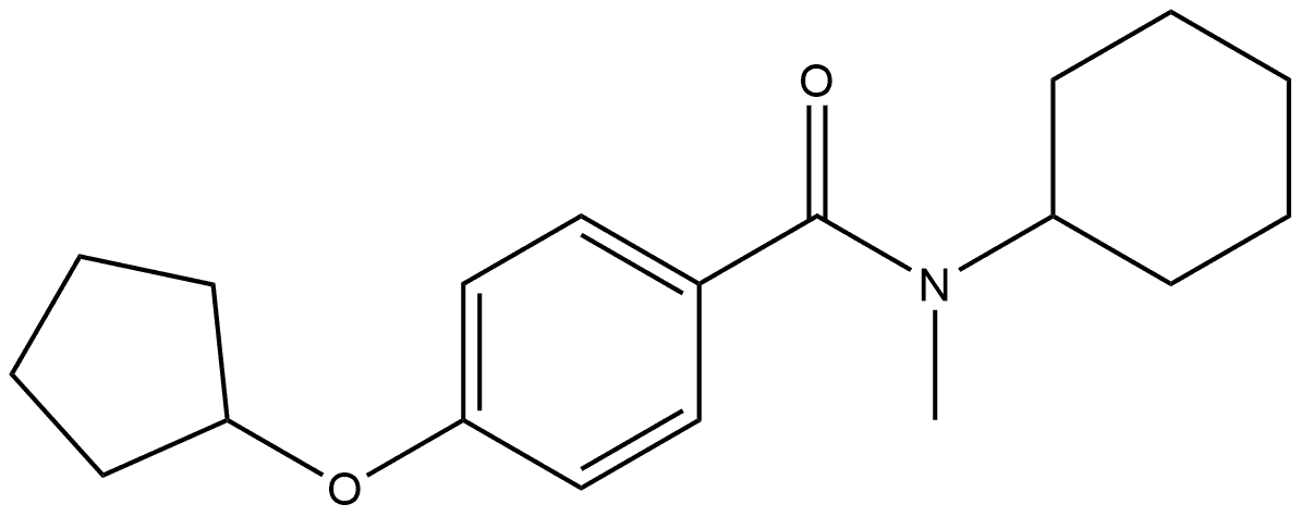 2784829-74-7 N-Cyclohexyl-4-(cyclopentyloxy)-N-methylbenzamide