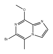 Imidazo[1,2-a]pyrazine, 6-bromo-8-methoxy-5-methyl- Structure