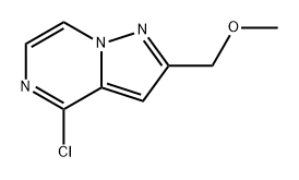 Pyrazolo[1,5-a]pyrazine, 4-chloro-2-(methoxymethyl)- 化学構造式