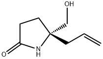 (5S)-5-(羟甲基)-5-(2-丙烯-1-基)-2-吡咯烷酮, 2792143-67-8, 结构式