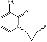 2(1H)-Pyridinone, 3-amino-1-[(1S,2R)-2-fluorocyclopropyl]- Struktur