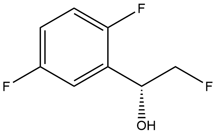 (R)-1-(2,5-二氟苯基)-2-氟代异-1-醇 结构式