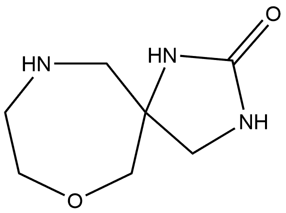 7-Oxa-1,3,10-triazaspiro[4.6]undecan-2-one Struktur