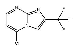 5-氯-2-(三氟甲基)咪唑并[1,2-A]嘧啶 结构式