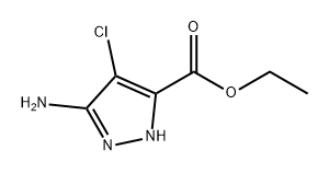 3-氨基-4-氯-1H-吡唑-5-羧酸乙酯, 2793433-51-7, 结构式