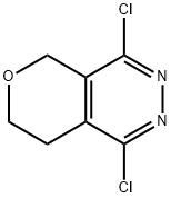 5H-Pyrano[3,4-d]pyridazine, 1,4-dichloro-7,8-dihydro- Struktur