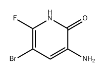 2(1H)-Pyridinone, 3-amino-5-bromo-6-fluoro- 化学構造式