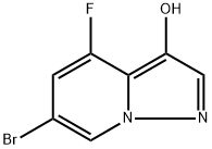 Pyrazolo[1,5-a]pyridin-3-ol, 6-bromo-4-fluoro- Struktur