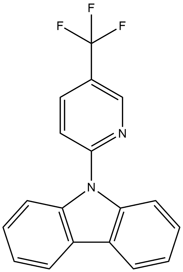 9-[5-(Trifluoromethyl)-2-pyridinyl]-9H-carbazole Structure