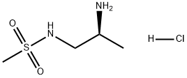 (S)-N-(2-Aminopropyl)methanesulfonamide hydrochloride Struktur