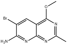 Pyrido[2,3-d]pyrimidin-7-amine, 6-bromo-4-methoxy-2-methyl-|6-溴-4-甲氧基-2-甲基吡啶并[2,3-D]嘧啶-7-胺