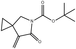 1,1-Dimethylethyl 7-methylene-6-oxo-5-azaspiro[2.4]heptane-5-carboxylate Structure