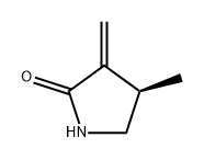 2-Pyrrolidinone, 4-methyl-3-methylene-, (4R)- Struktur