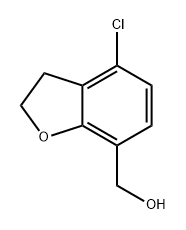 7-Benzofuranmethanol, 4-chloro-2,3-dihydro- Structure