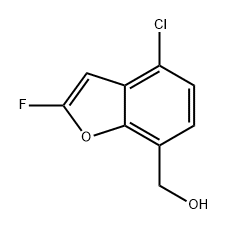 (4-氯-2-氟苯并呋喃-7-基)甲醇,2798823-50-2,结构式