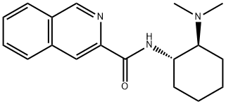 3-Isoquinolinecarboxamide, N-[(1S,2S)-2-(dimethylamino)cyclohexyl]- Structure