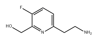 2-Pyridinemethanol, 6-(2-aminoethyl)-3-fluoro- 化学構造式