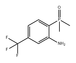 (2-氨基-4-(三氟甲基)苯基)二甲基氧化膦,2798867-76-0,结构式