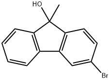 9H-Fluoren-9-ol, 3-bromo-9-methyl- 化学構造式