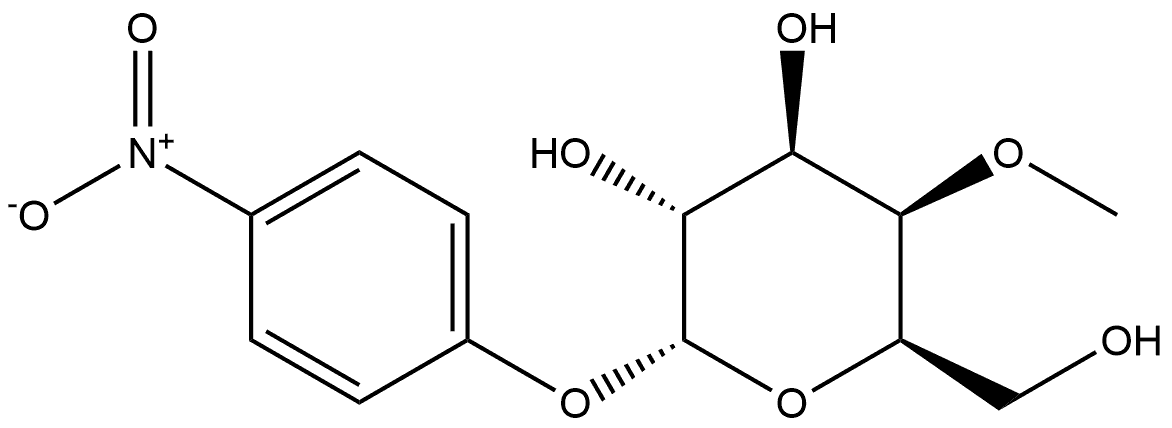 α-D-Galactopyranoside, 4-nitrophenyl 4-O-methyl- 结构式