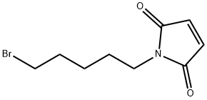 1-(5-溴戊基)-1H-吡咯-2,5-二酮 结构式