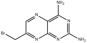 7-(Bromomethyl)-2,4-pteridinediamine 化学構造式