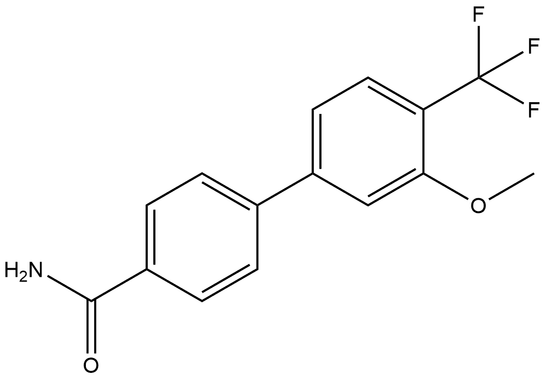 2802380-79-4 3'-Methoxy-4'-(trifluoromethyl)[1,1'-biphenyl]-4-carboxamide