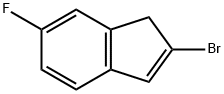 2-Bromo-6-fluoro-1H-indene 化学構造式