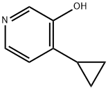 3-Pyridinol, 4-cyclopropyl- Struktur
