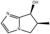 (6S,7S)-6,7-Dihydro-6-methyl-5H-pyrrolo[1,2-a]imidazol-7-ol Struktur